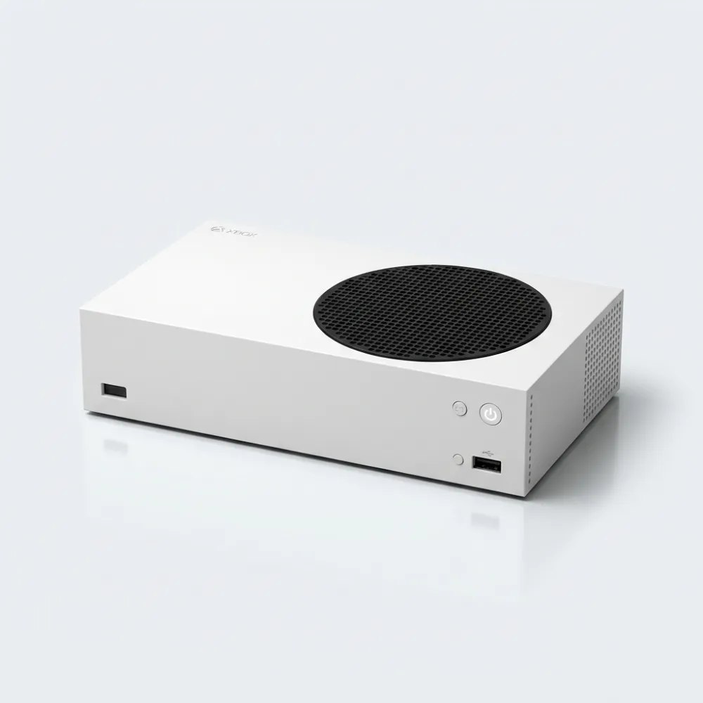 Microsoft Xbox Series S (Bianco, 512GB SSD) – Ricondizionato grado Eccellente Microsoft Xbox Series S (Bianco, 512GB SSD) vista posteriore
