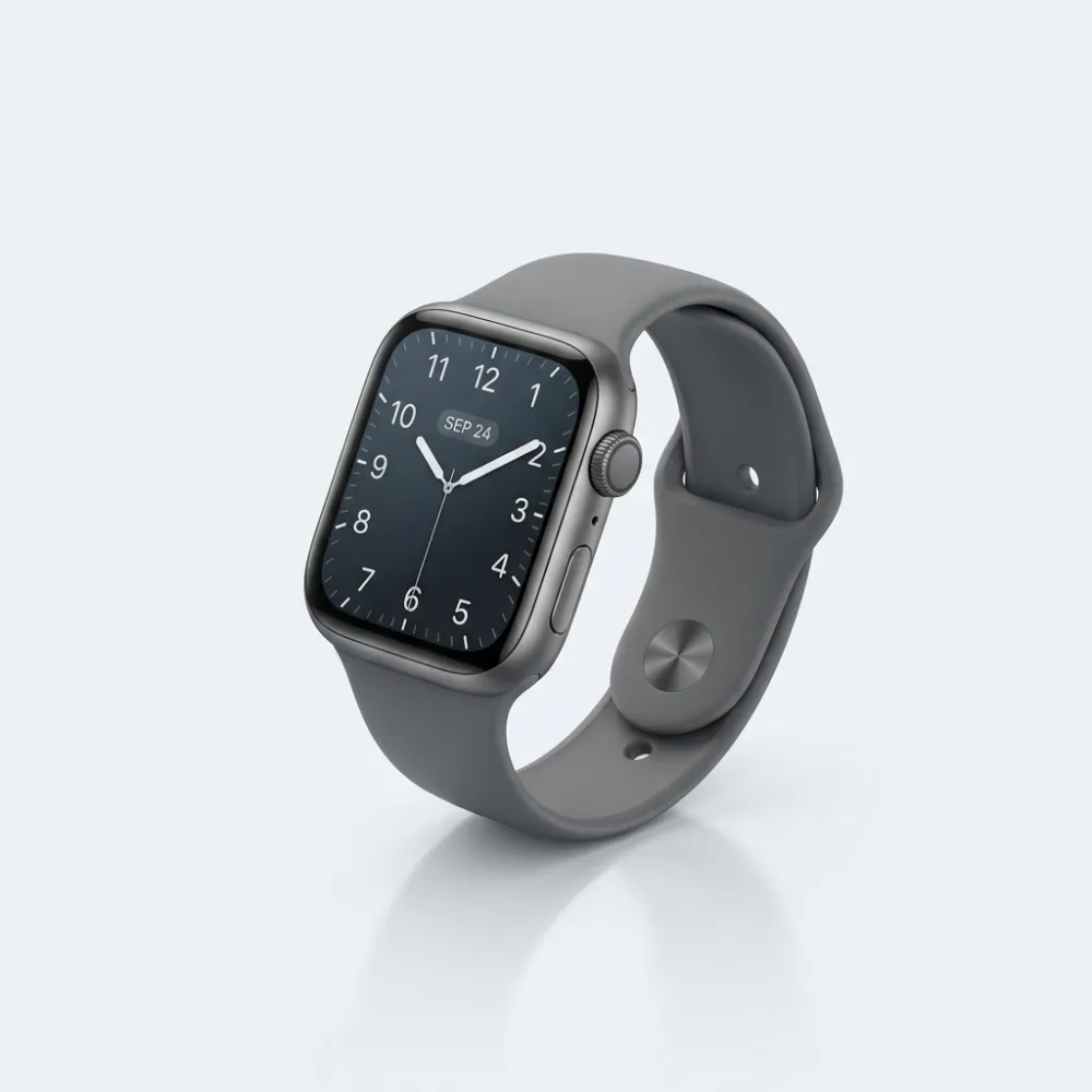 Apple Watch Series 11 (2025) 42mm, Grigio Siderale GPS – Ricondizionato grado Eccellente Apple Watch Series 11 (2025) 42mm, Grigio Siderale GPS vista posteriore
